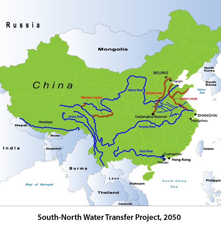 south-north-water-transfer-project-map
