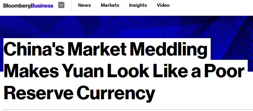 bloomberg mocking yuan