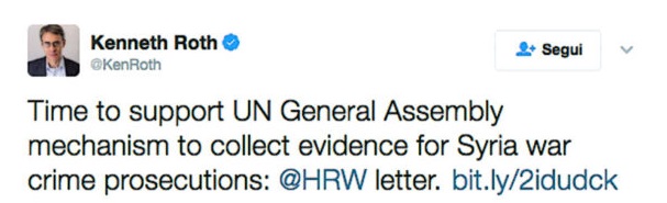 Kenneth Roth’s obsessed ‘denouncing’ of unverified chlorine gas attacks, allegedly, carried out by the Syrian state against its own people
