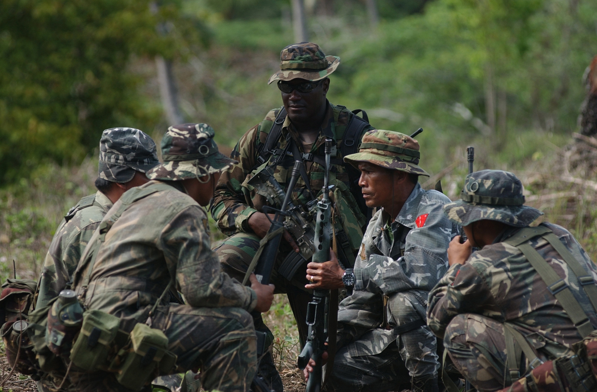 US and Philippine Forces training for war they never fully understood.