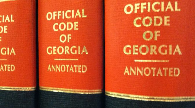 Copyright Lawsuit Filed for Exposing Annotated Georgia State Code