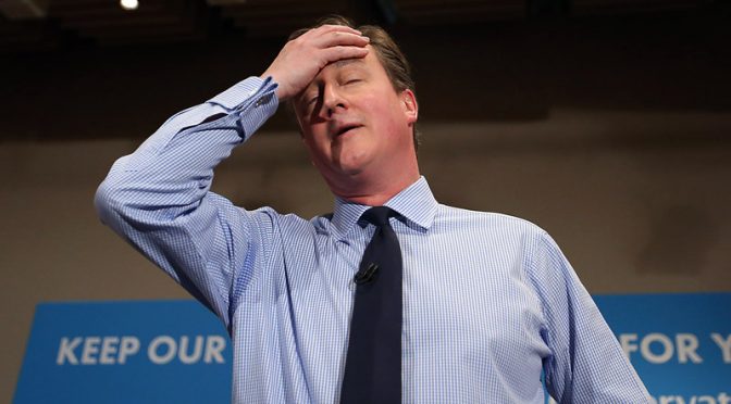 PM David Cameron’s Downfall Accelerates