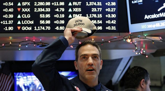 Dow Jones Industrial Average Hits 20,000 for First Time Ever!