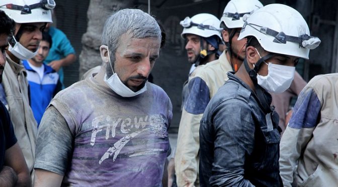 The Hunt for the Deadly “White Helmets”