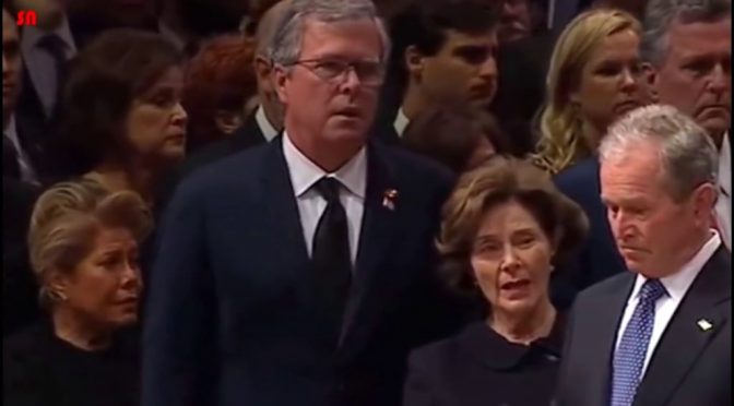 Bush Funeral Service Foreshadows A Series of Radical Events