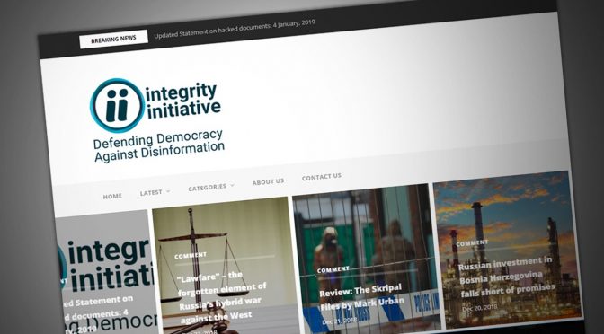 The Integrity Initiative's Foreign Agents of Influence Invade the United States