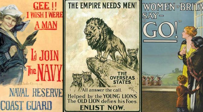 Propaganda Was Invented by The British and Americans in World War 1